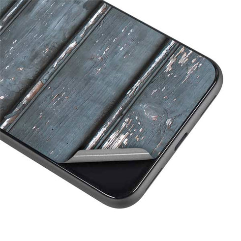 Chipped Blue Wood Google Pixel 4 XL Skin